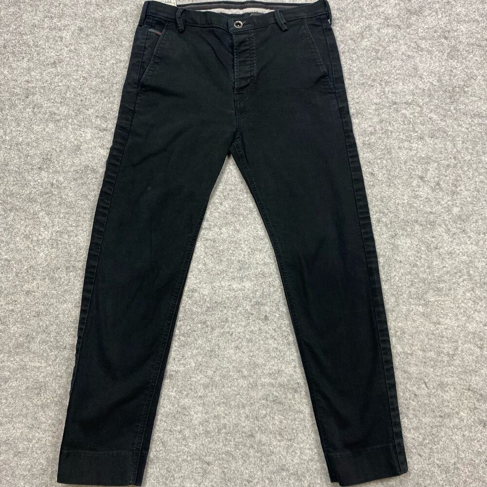 Diesel Men's Relaxed Black Jeans
